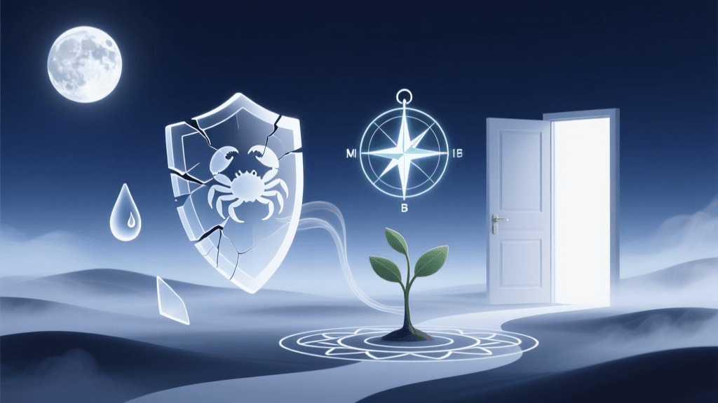 Cancer Shadow Side & Growth Path: From Emotional Armor to Authentic Nurturing