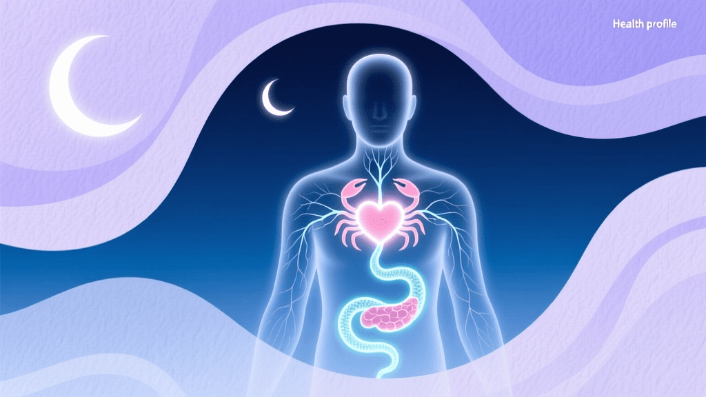 Cancer Zodiac Health Profile: Stress, Self-Care & Holistic Wellness Guide