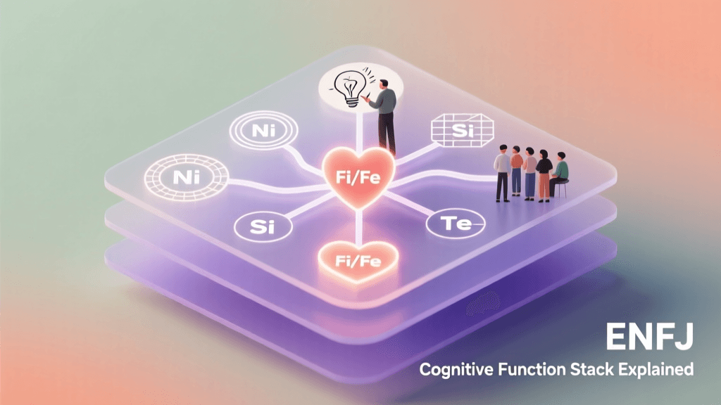 ENFJ Cognitive Function Stack Explained: Ni, Ne, Si, Se, Ti, Te, Fi, Fe Breakdown