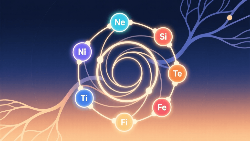 ENFP Cognitive Function Stack Explained: Ni, Ne, Si, Se, Ti, Te, Fi, Fe Breakdown