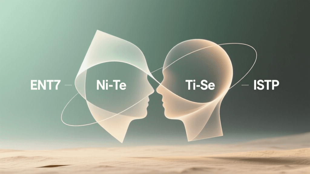 ENTJ and ISTP Romantic Compatibility: Love Languages, Attachment, & Emotional Flow