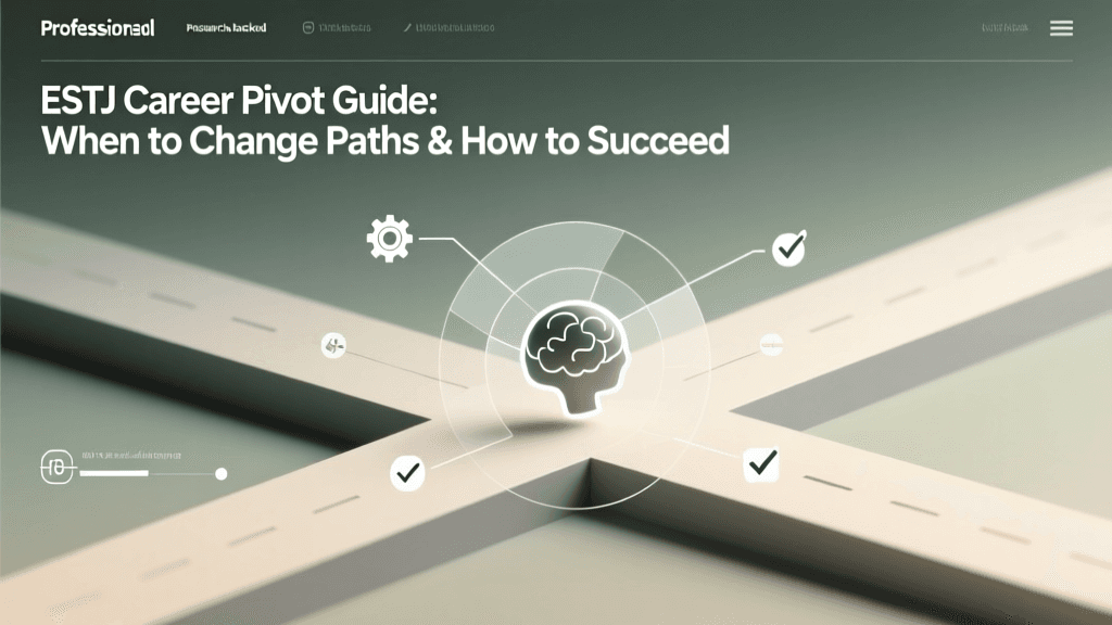 ESTJ Career Pivot Guide: When to Change Paths & How to Succeed