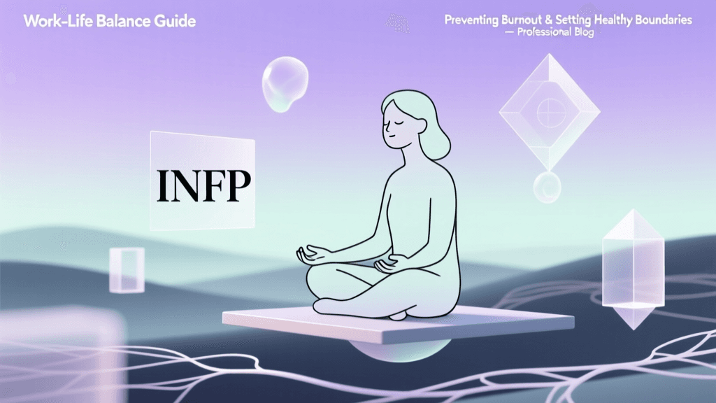 INFP Work-Life Balance Guide: Preventing Burnout & Setting Healthy Boundaries