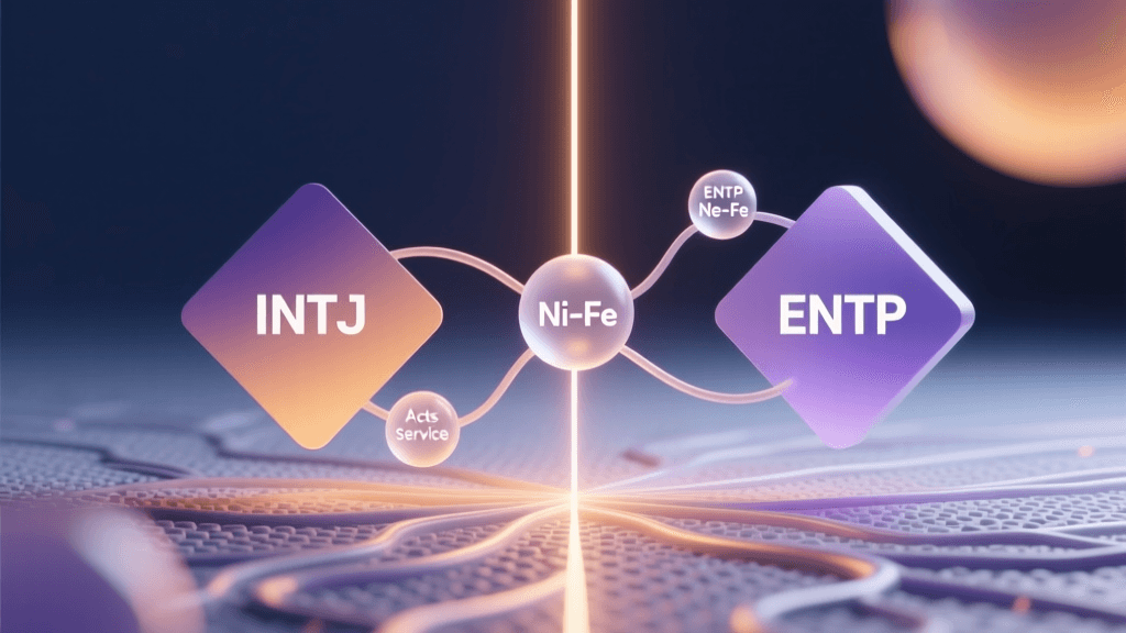 INTJ and ENTP Romantic Compatibility: Love Languages, Attachment, & Emotional Flow
