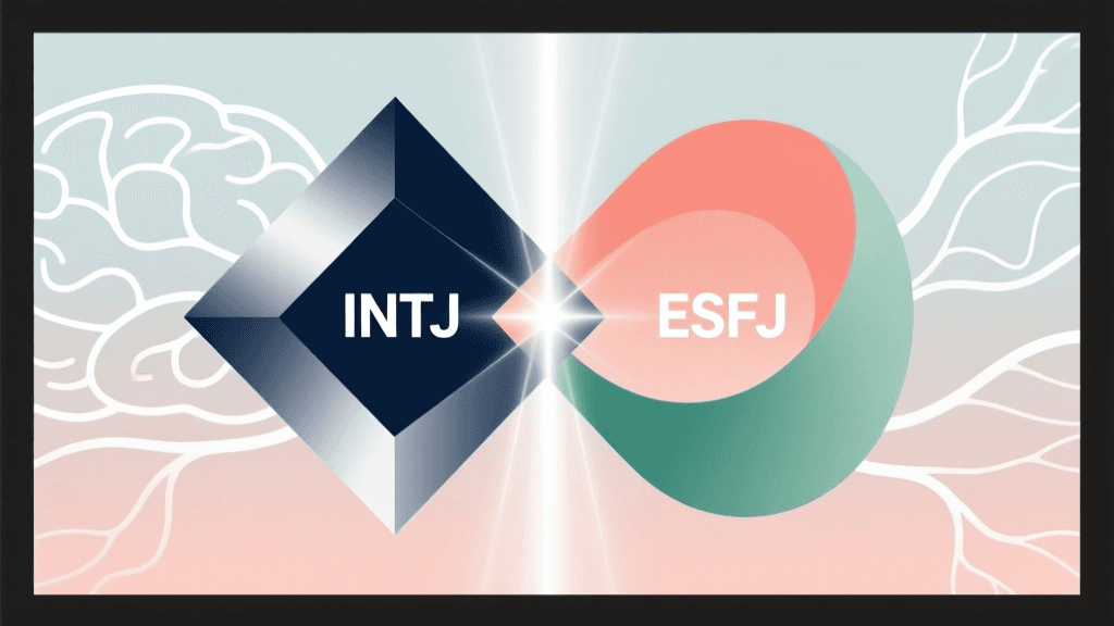 INTJ and ESFJ Compatibility: Mutual Growth Through Cognitive Contrast