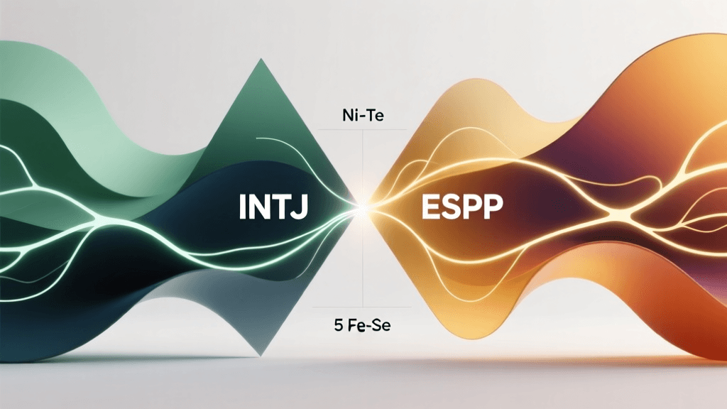 INTJ and ESFP Compatibility: Mutual Growth Through Cognitive Contrast