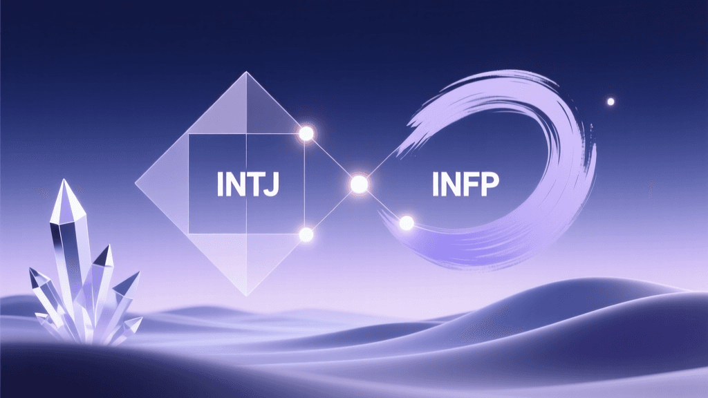 INTJ and INFP Romantic Compatibility: Emotional Depth, Logic & Idealism