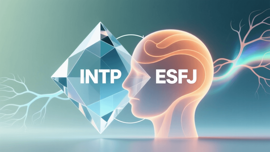 INTP and ESFJ Compatibility: Mutual Growth Through Cognitive Contrast