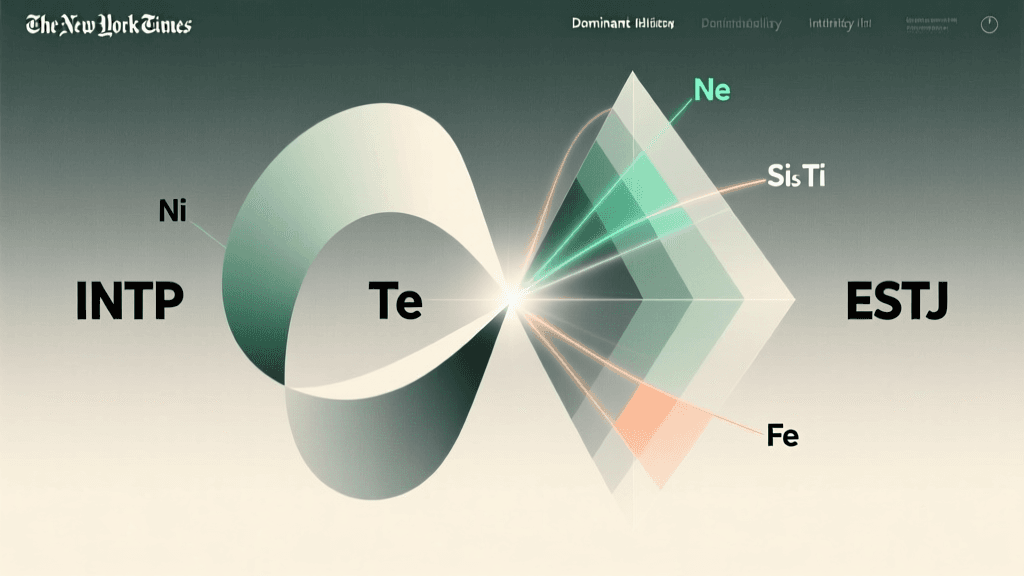 INTP and ESTJ Compatibility: How Cognitive Functions Clash and Connect