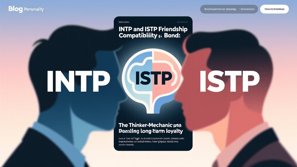 INTP and ISTP Friendship Compatibility: The Thinker-Mechanic Bond