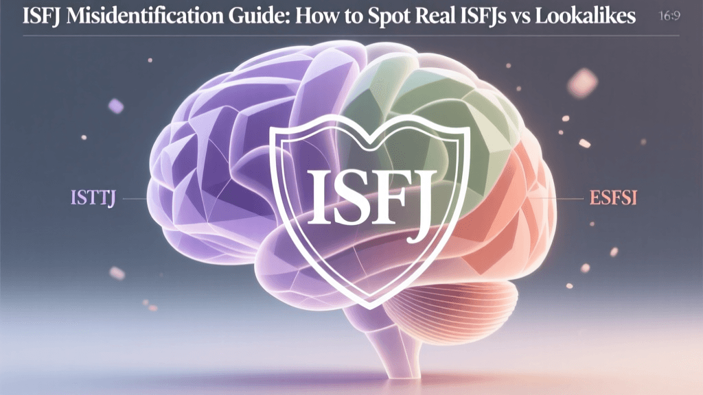 ISFJ Misidentification Guide: How to Spot Real ISFJs vs Lookalikes