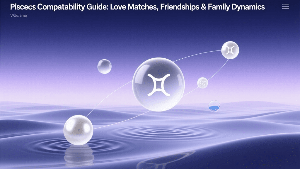Pisces Compatibility Guide: Love Matches, Friendships & Family Dynamics