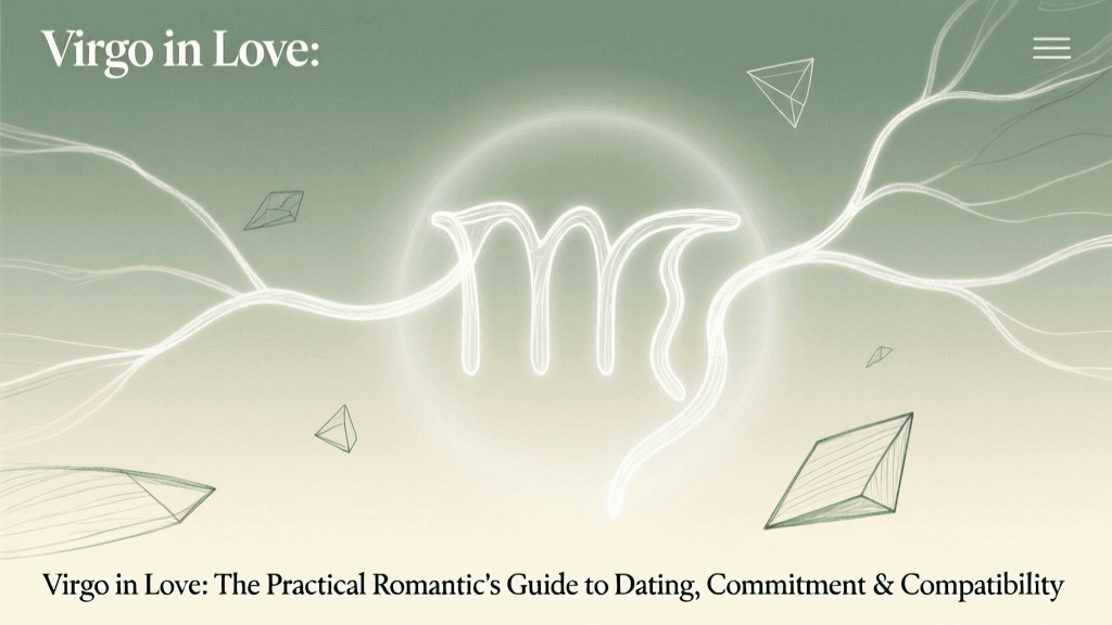 Virgo in Love: The Practical Romantic’s Guide to Dating, Commitment & Compatibility