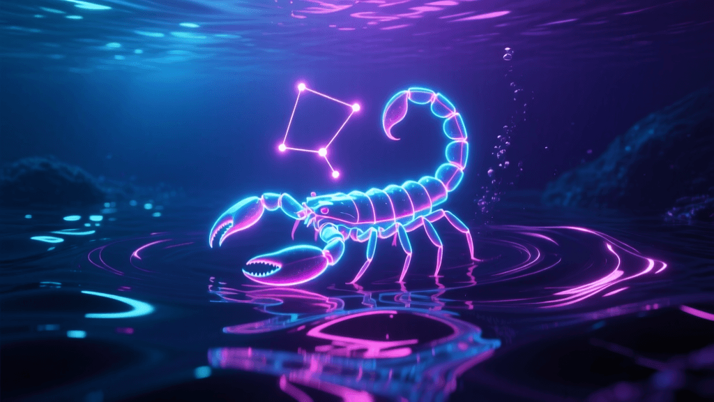ESTP × Scorpio fusion portrait
