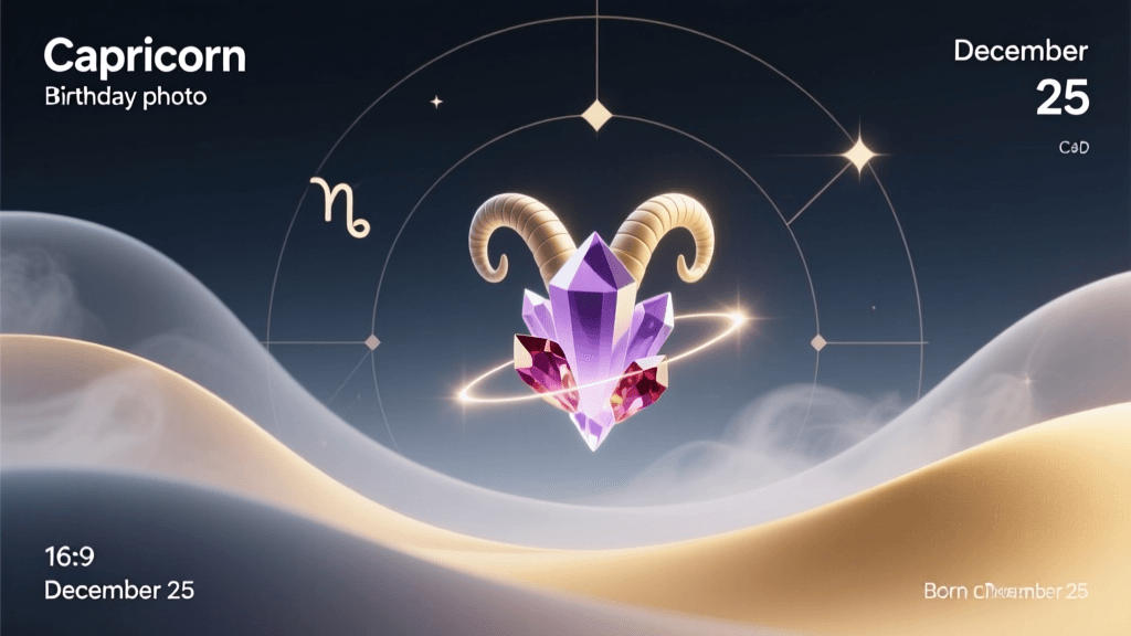 Capricorn Birthday December 25: Lucky Numbers, Colors, Crystals & Life Fortune