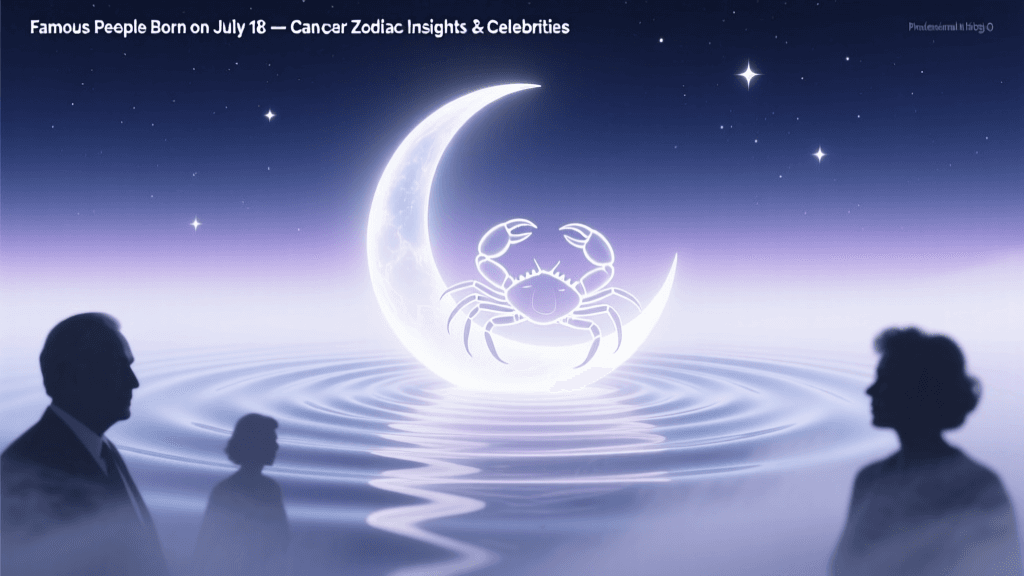 Famous People Born on July 18 — Cancer Zodiac Insights & Celebrities