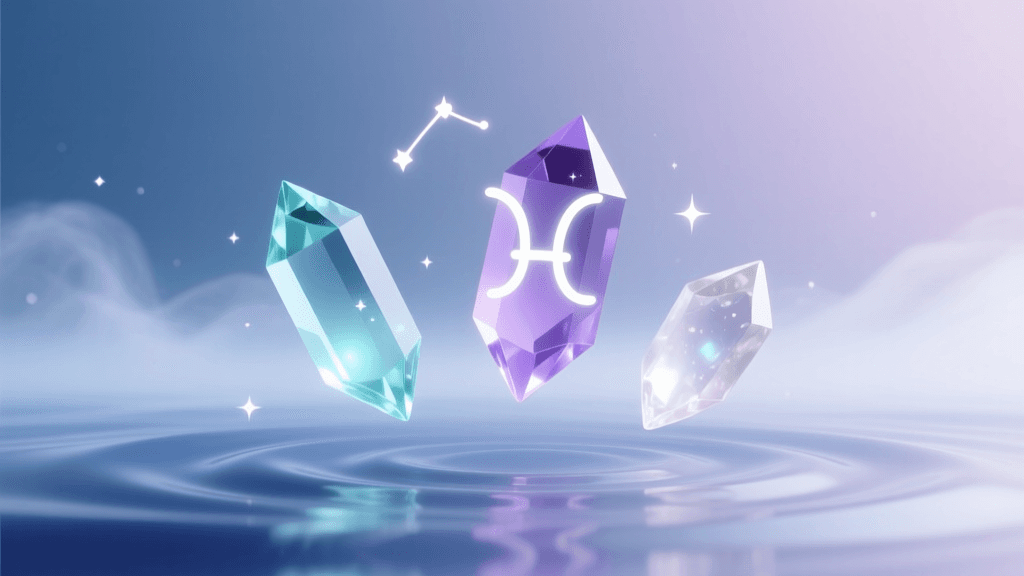 Pisces Birthstone & Crystal Guide: Aquamarine, Amethyst, and Intuitive Healing Stones