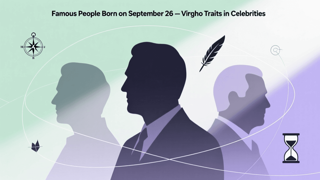 Famous People Born on September 26 — Virgo Traits in Celebrities