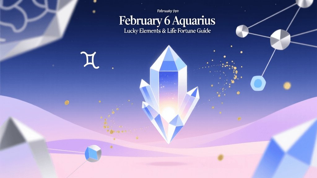 February 6 Aquarius Lucky Elements & Life Fortune Guide