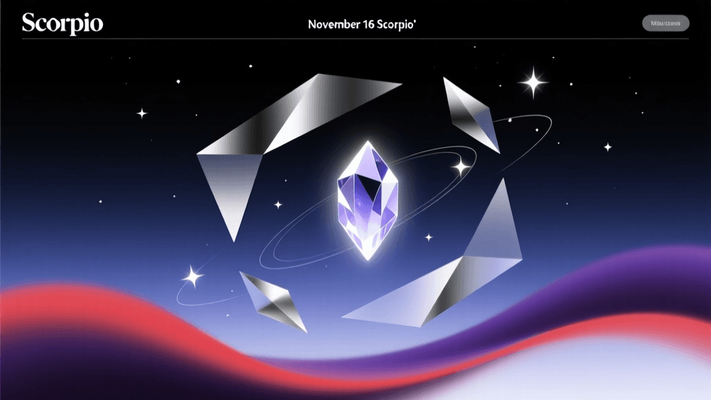 November 16 Scorpio Life Fortune & Lucky Elements Guide
