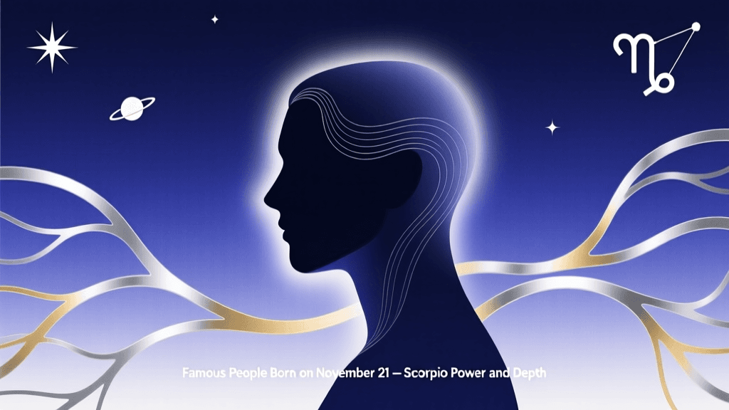 Famous People Born on November 21 — Scorpio Power and Depth