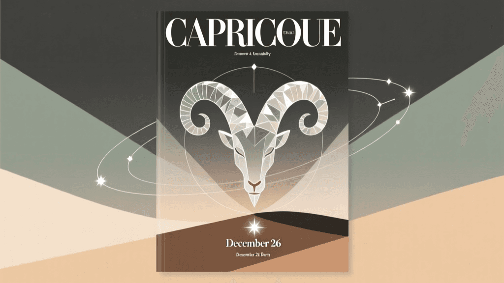 Capricorn Love Profile: Romance & Compatibility for December 26 Born