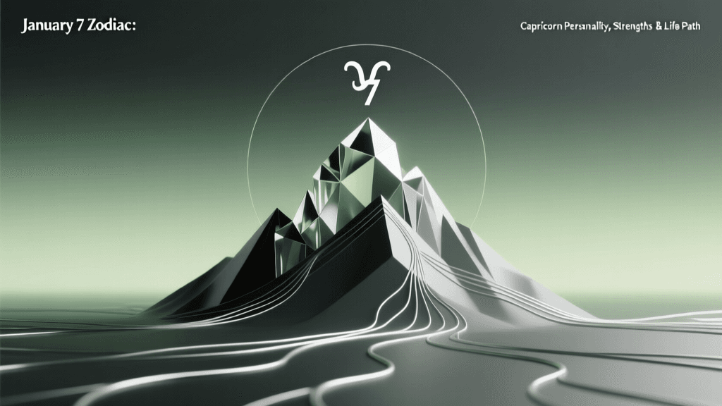 January 7 Zodiac: Capricorn Personality, Strengths & Life Path