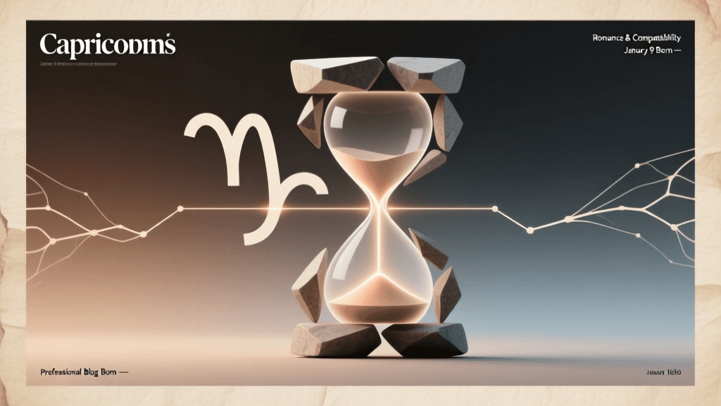 Capricorn Love Profile: Romance & Compatibility for January 9 Born