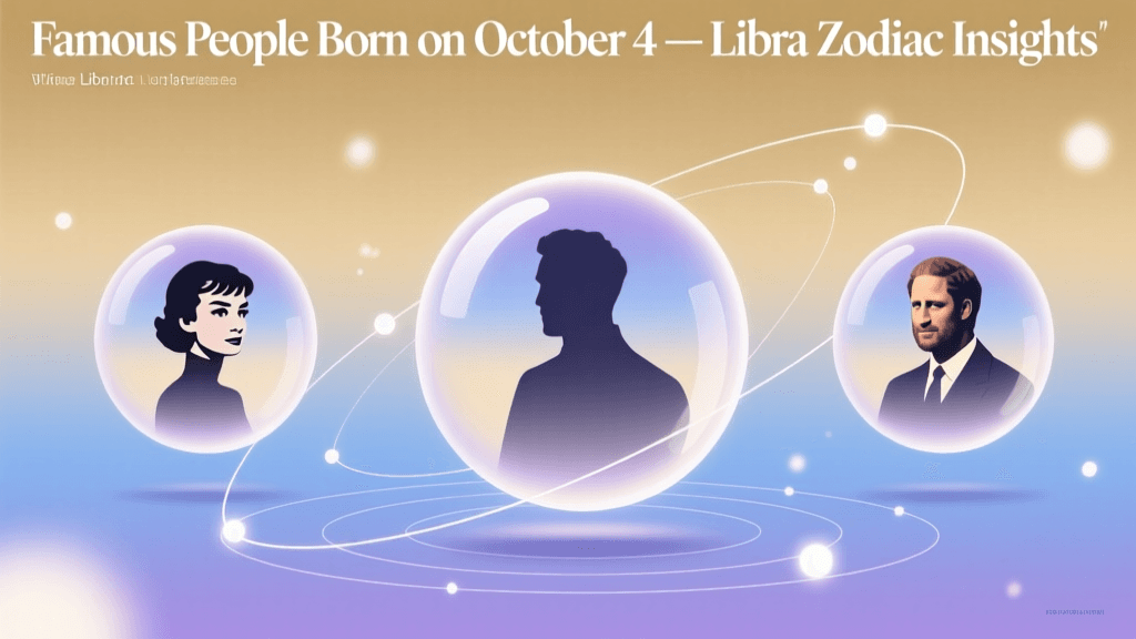 Famous People Born on October 4 — Libra Zodiac Insights
