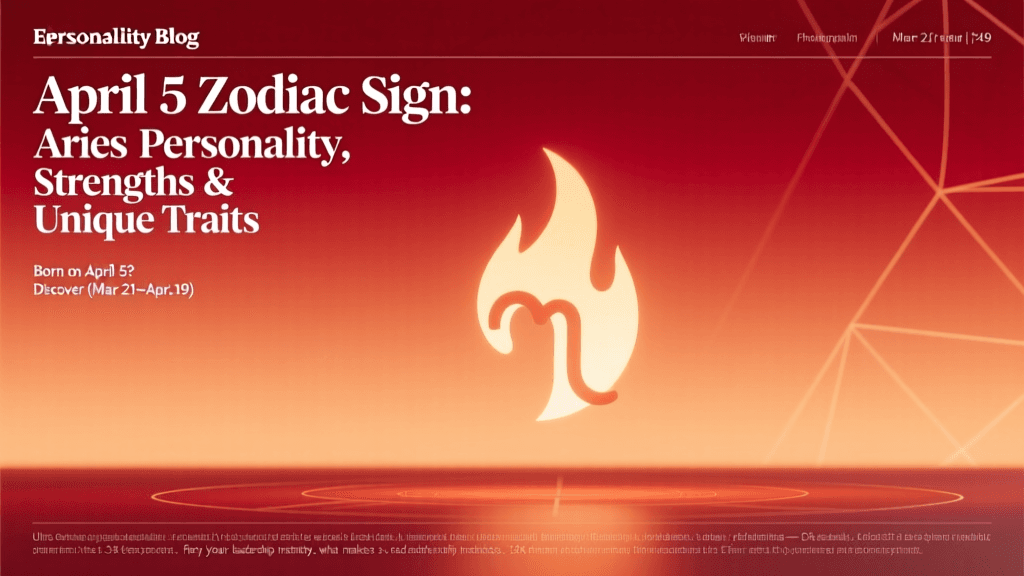 April 5 Zodiac Sign: Aries Personality, Strengths & Unique Traits