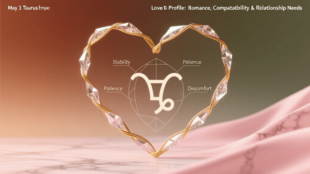 May 3 Taurus Love Profile: Romance, Compatibility & Relationship Needs