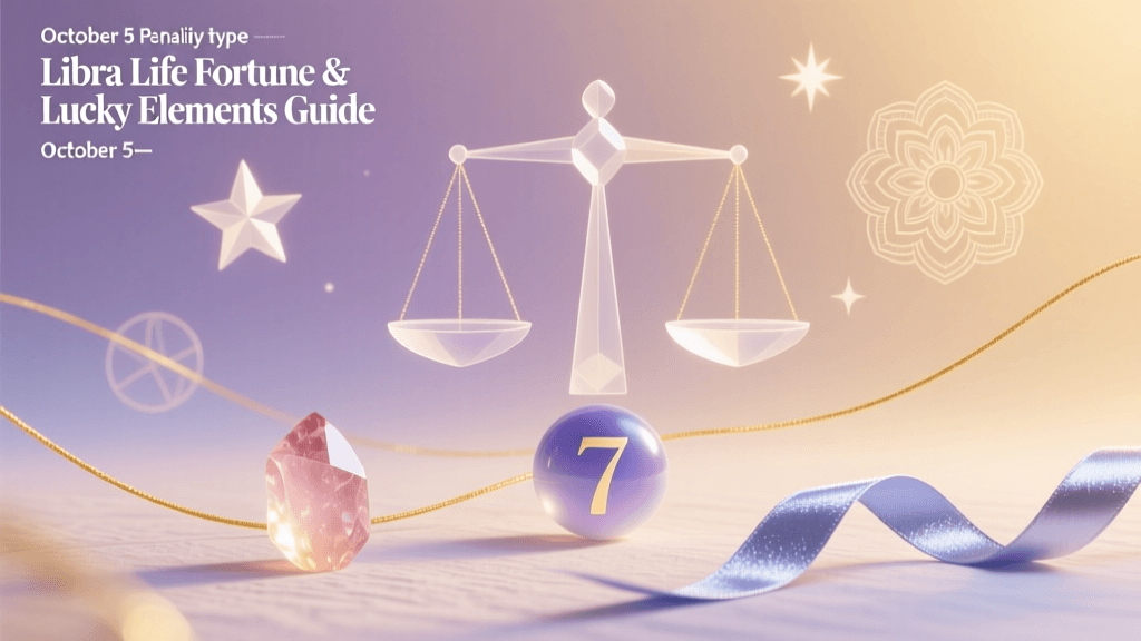 October 5 Libra Life Fortune & Lucky Elements Guide