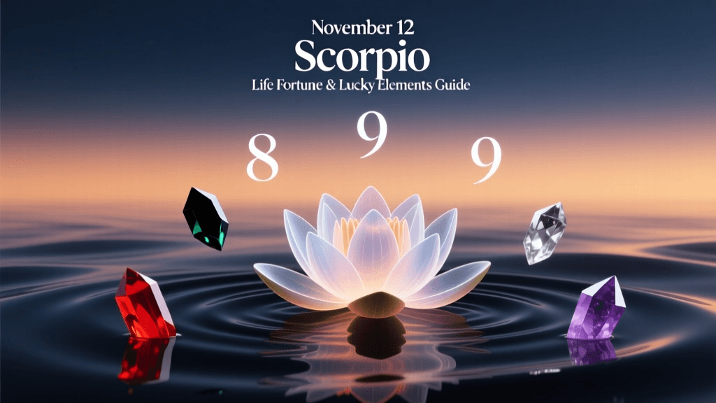 November 12 Scorpio Life Fortune & Lucky Elements Guide