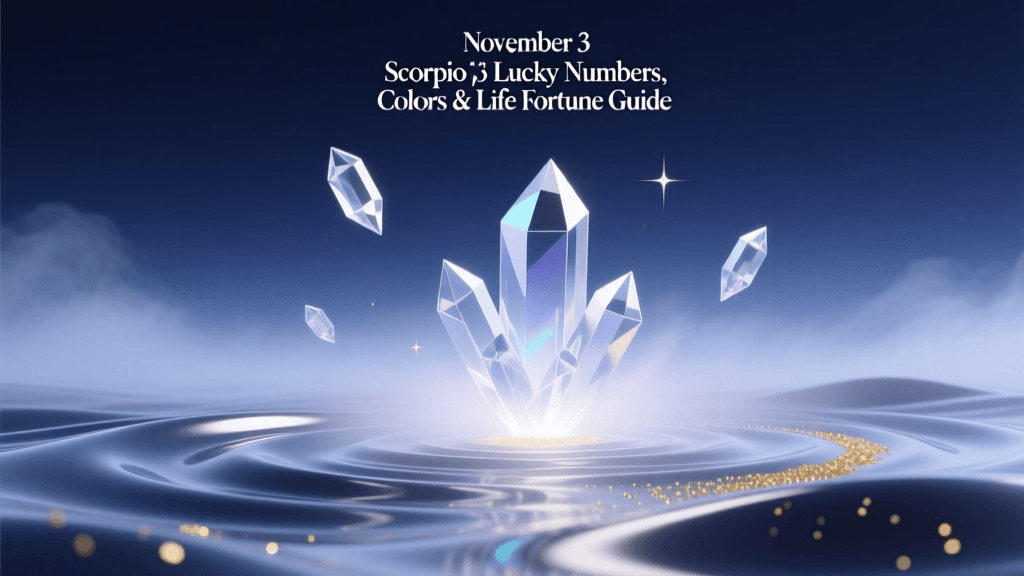 November 3 Scorpio Lucky Numbers, Colors & Life Fortune Guide