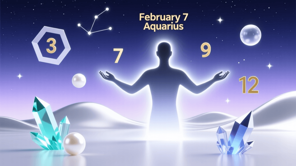 February 7 Aquarius Lucky Numbers, Colors & Life Fortune Guide