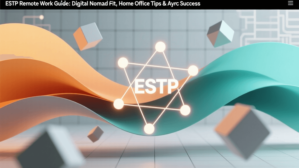 ESTP Remote Work Guide: Digital Nomad Fit, Home Office Tips & Async Success