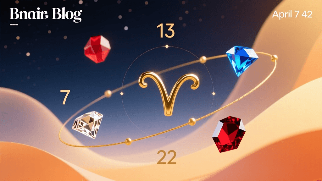 April 7 Aries Lucky Elements: Life Fortune, Crystals & Destiny Themes