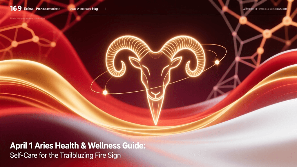 April 1 Aries Health & Wellness Guide: Self-Care for the Trailblazing Fire Sign