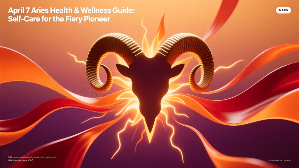 April 7 Aries Health & Wellness Guide: Self-Care for the Fiery Pioneer