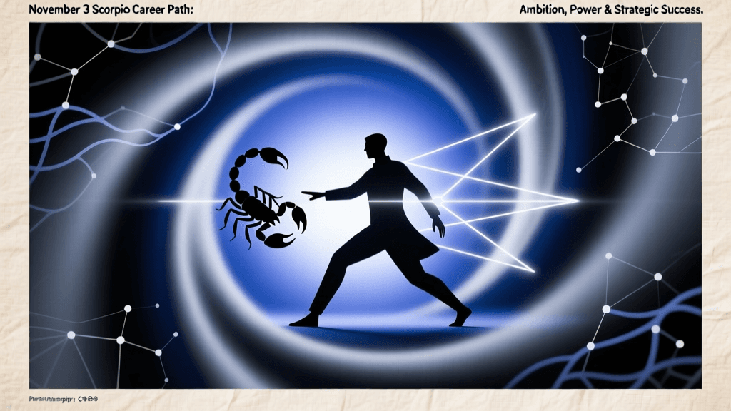 November 3 Scorpio Career Path: Ambition, Power & Strategic Success