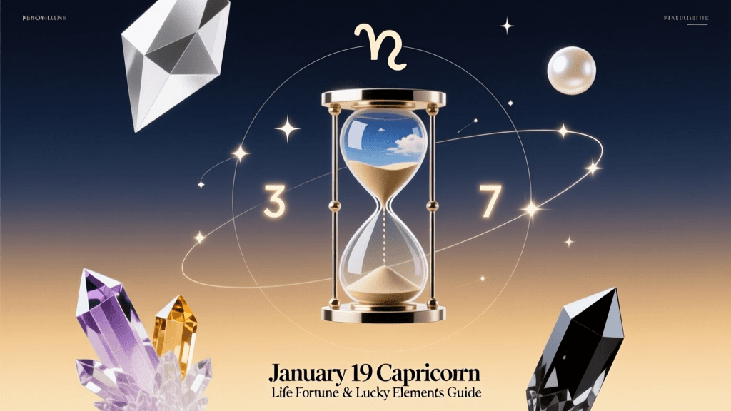 January 19 Capricorn Life Fortune & Lucky Elements Guide