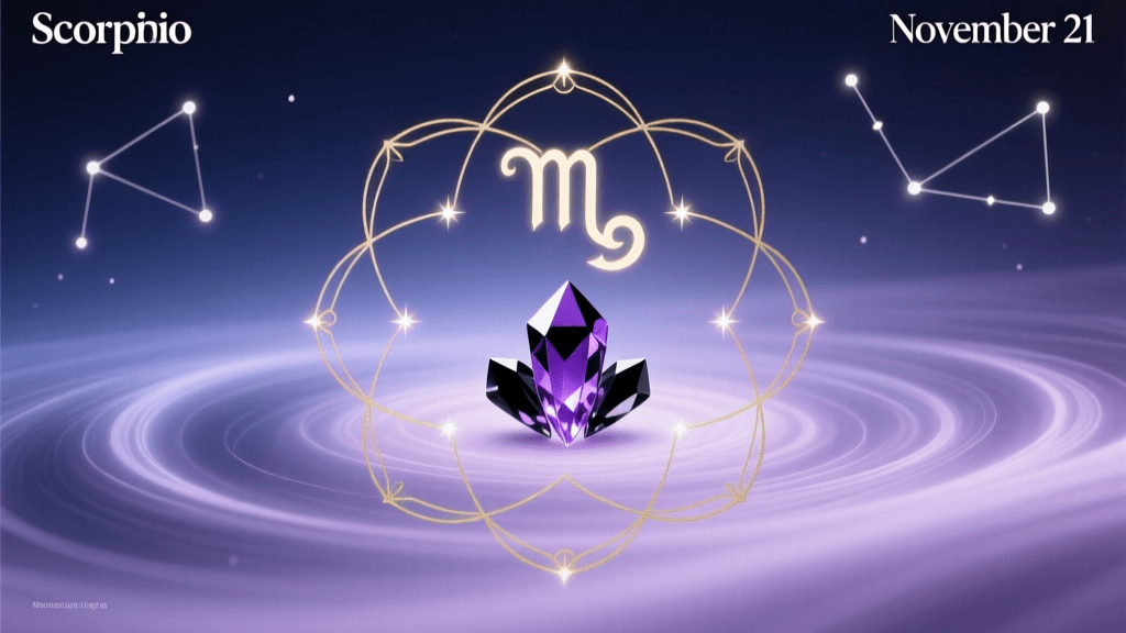 Scorpio Life Fortune & Lucky Elements: November 21 Birthdate Insights