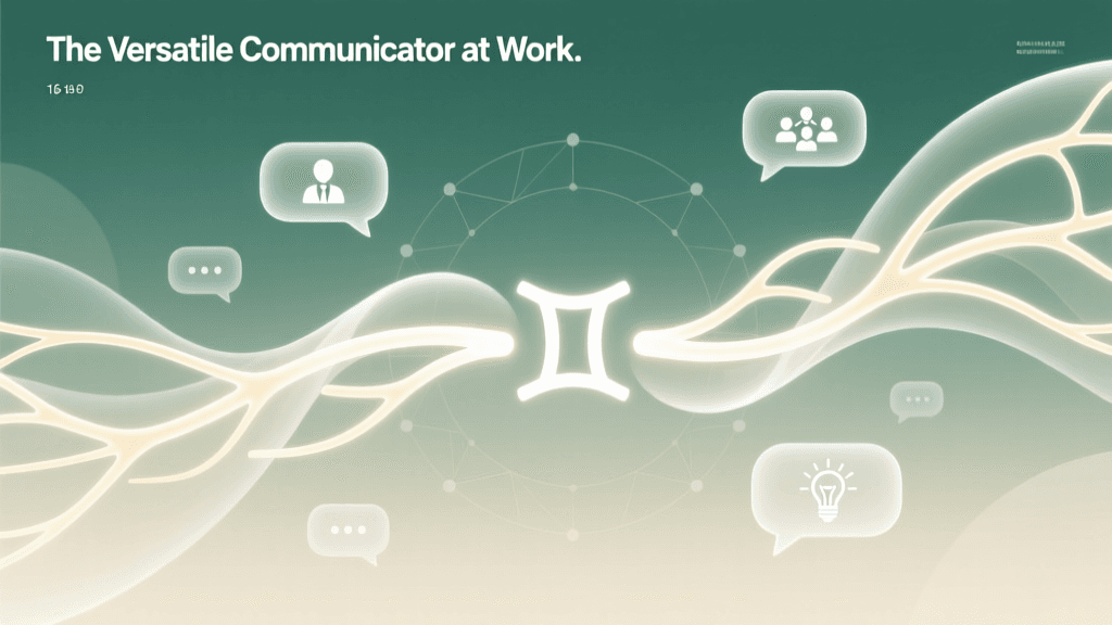 Gemini Career Archetype: The Versatile Communicator at Work