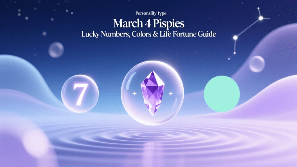 March 4 Pisces Lucky Numbers, Colors & Life Fortune Guide