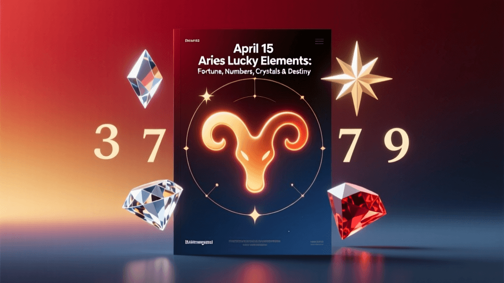 April 15 Aries Lucky Elements: Fortune, Numbers, Crystals & Destiny