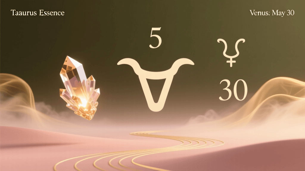 May 30 Taurus Lucky Elements: Fortune, Crystals, and Life Path