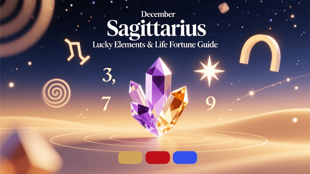 December 2 Sagittarius Lucky Elements & Life Fortune Guide