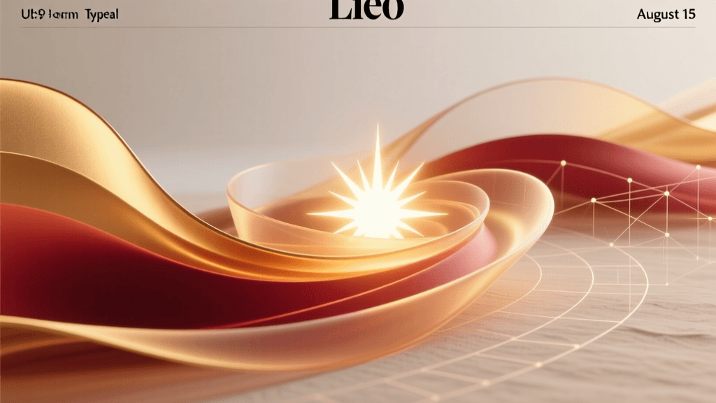 August 15 Leo Career Guide: Ambition, Leadership & Success