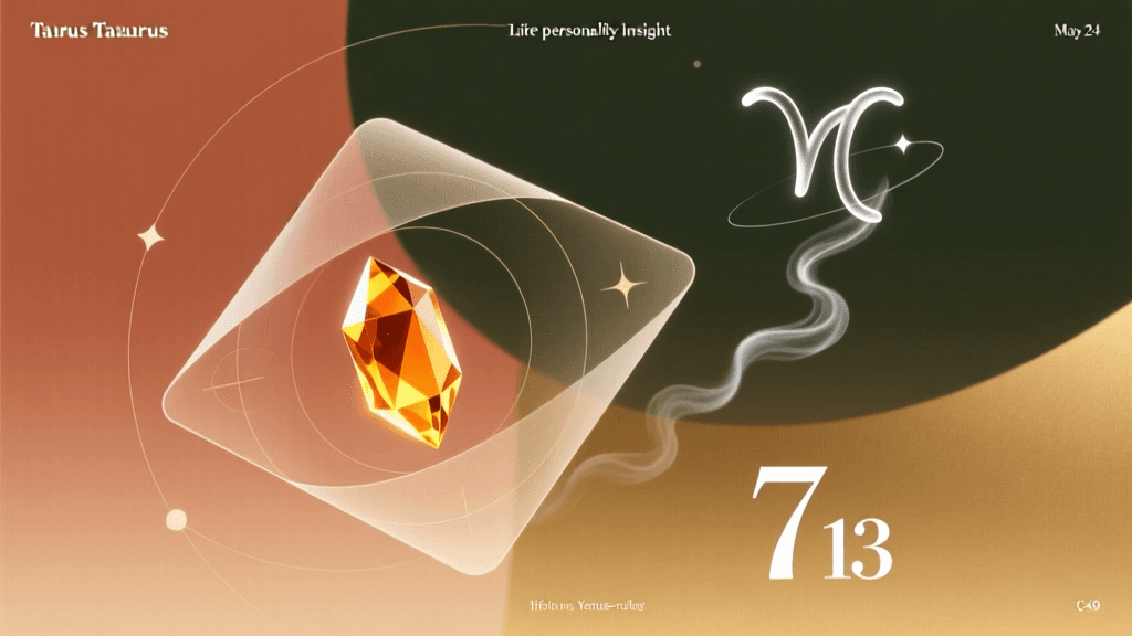 May 24 Taurus Life Fortune & Lucky Elements Guide