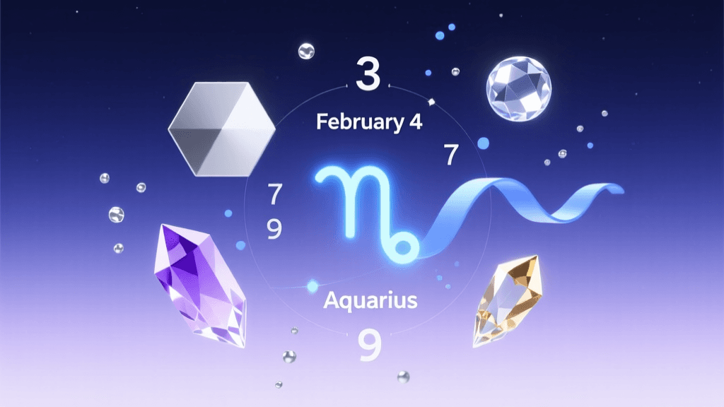 February 4 Aquarius Lucky Elements & Life Fortune Guide